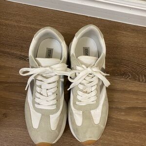 Steve Madden cream and white sneakers